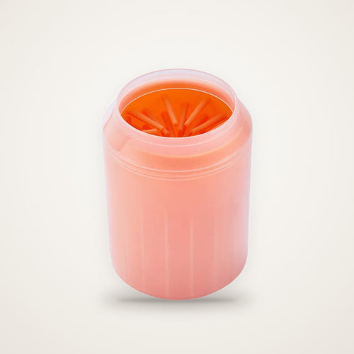 Limpiador de patas para perros COTIDIA en color naranja