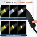 Luz de lectura de cuello con 3 tonos de luz y 3 niveles de brillo